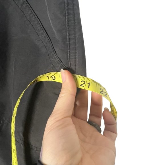 Vintage Y2K Anchor Blue Black Wide Leg Cargo Mid Rise Pants 9 - Picture 10 of 13